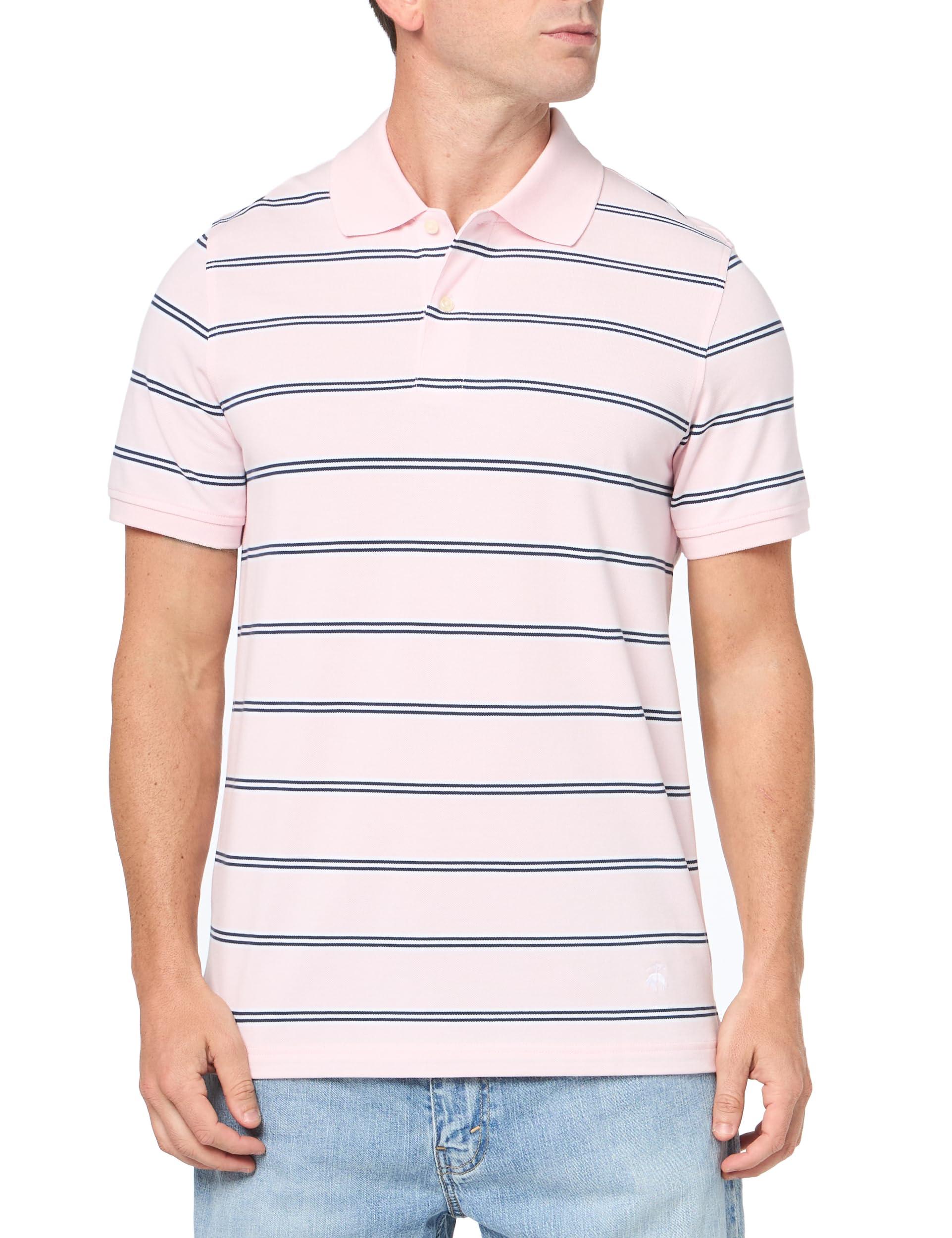 Brooks Brothers Regular Fit Cotton Pique Stretch Logo Short Sleeve Polo Shirt in White for Men Lyst