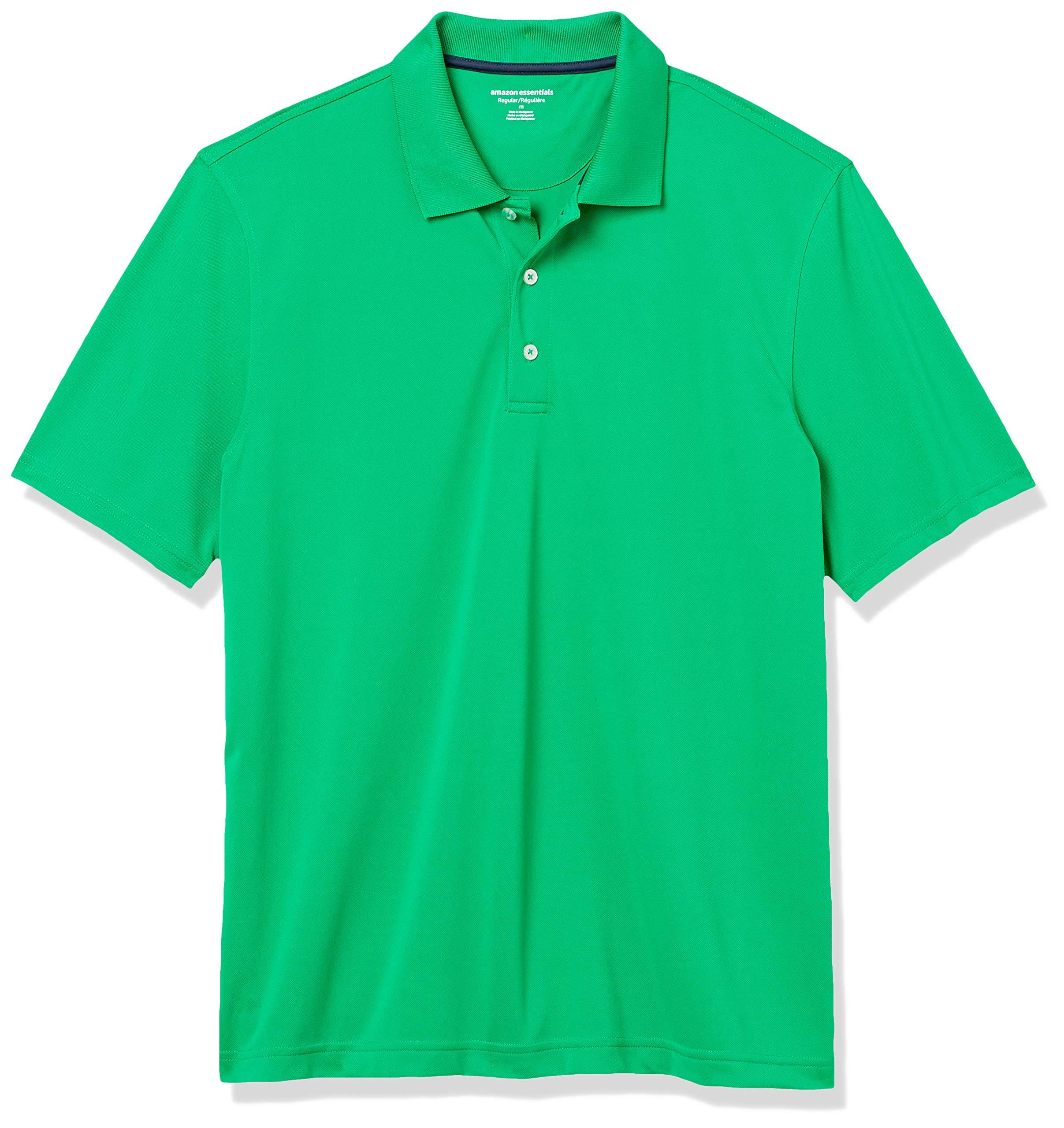 Amazon Essentials Regularfit Quickdry Golf Polo Shirt in Green for