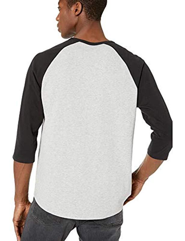 slim fit baseball tee