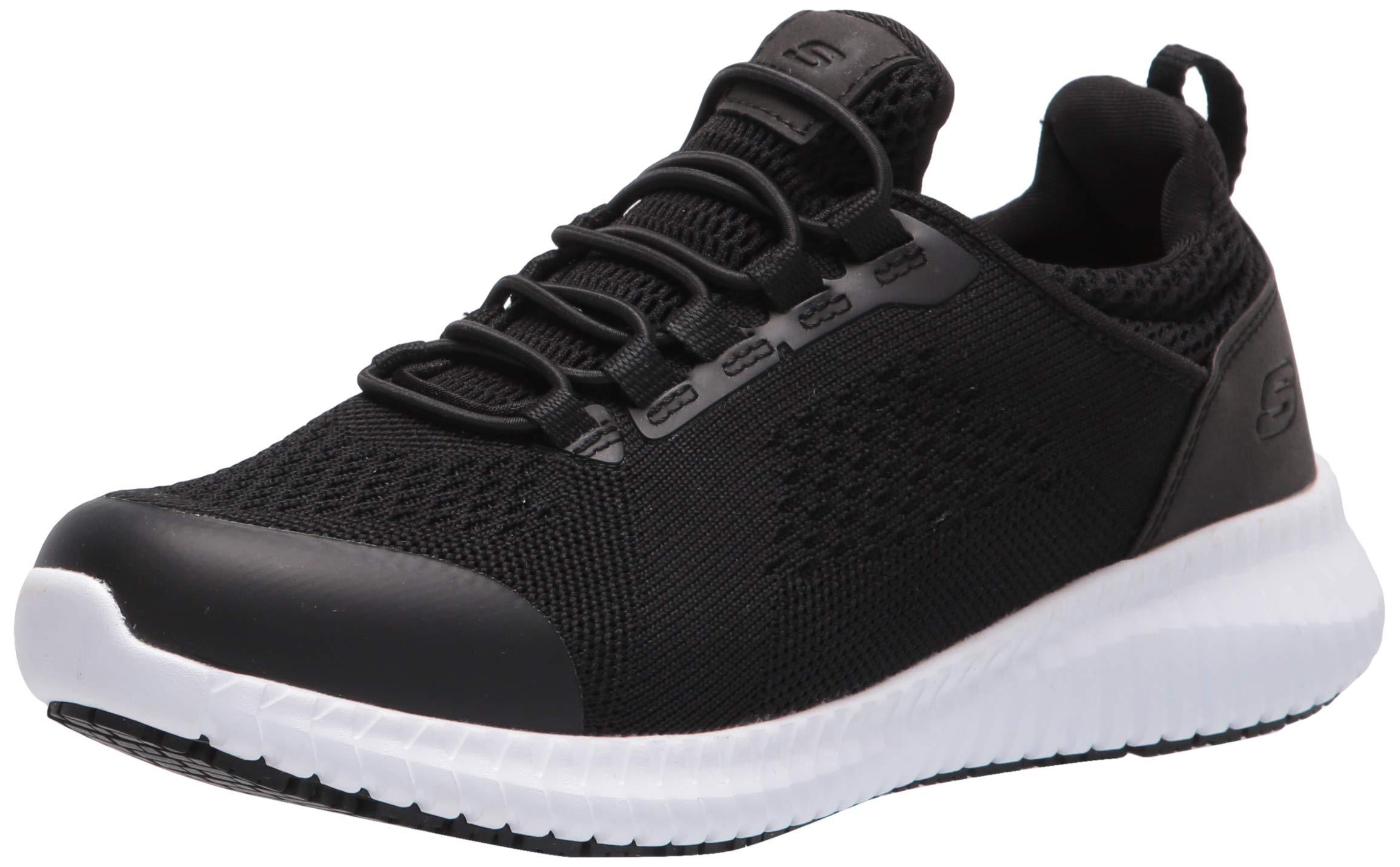 Skechers Cessnock Carrboro Food Service Shoe in Black White (Black