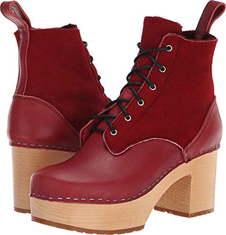 swedish hasbeens hippie lace up