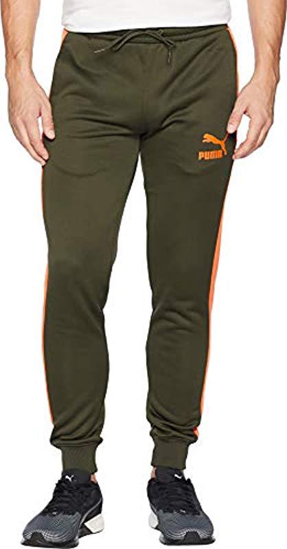 PUMA Rubber Archive T7 Track Pants in Forest Night (Green) for Men - Lyst