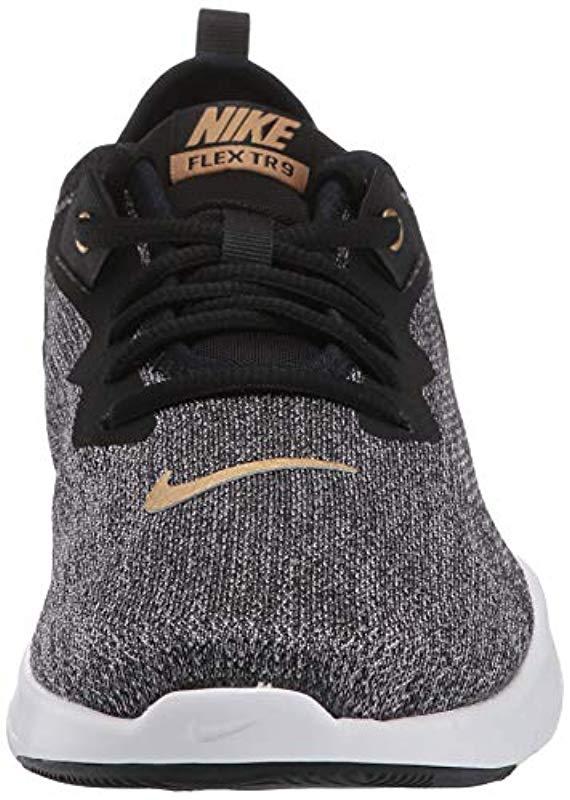 Nike Synthetic Flex Trainer 9 Sneaker in Metallic - Lyst