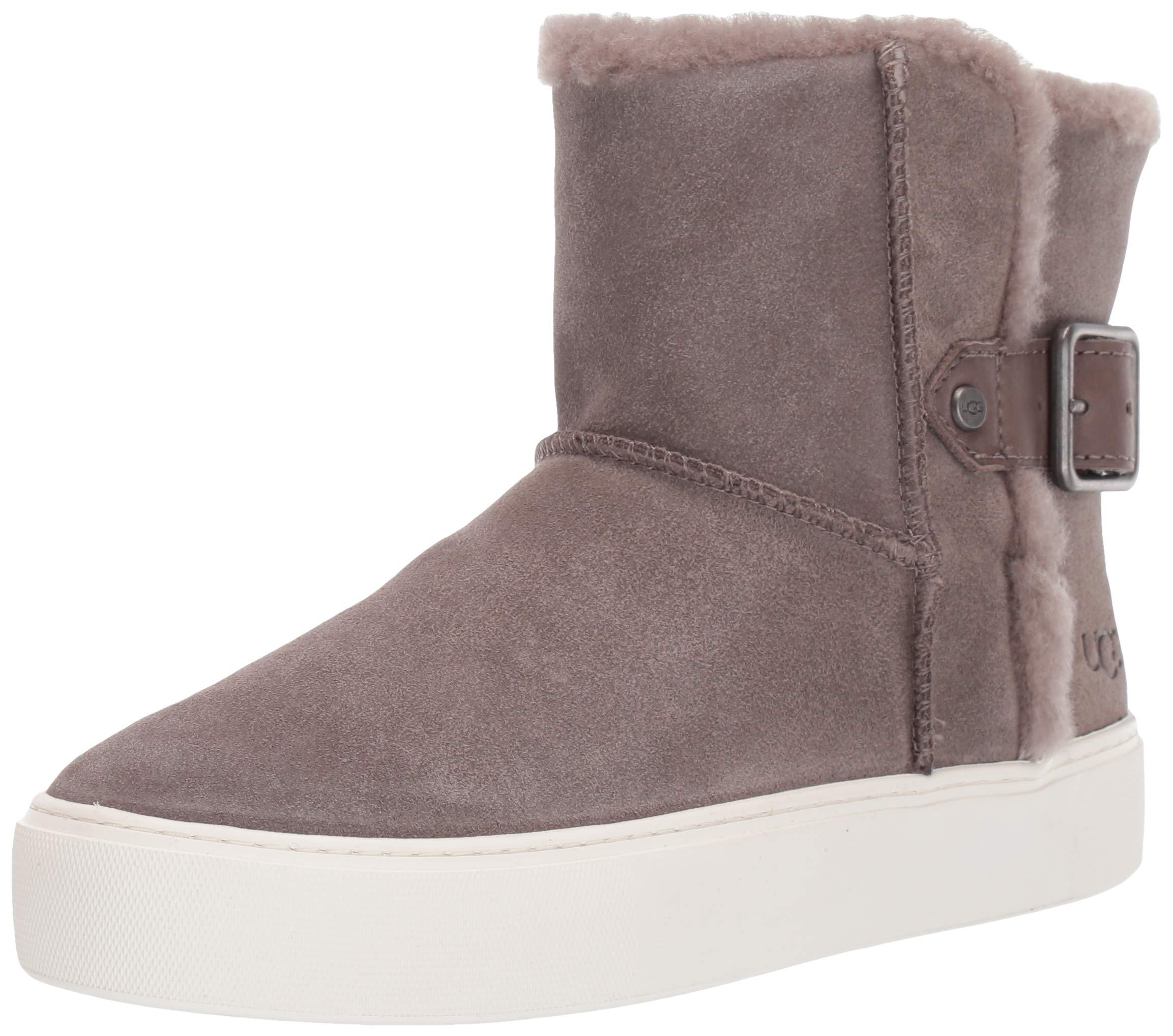 UGG Synthetic Aika Ankle Boot in Mole (Brown) - Save 63% | Lyst