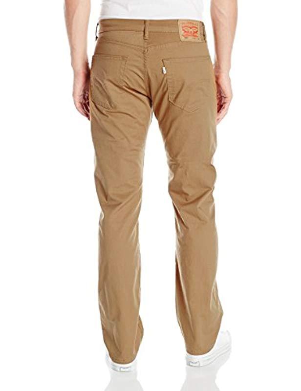 levis 505 tan jeans