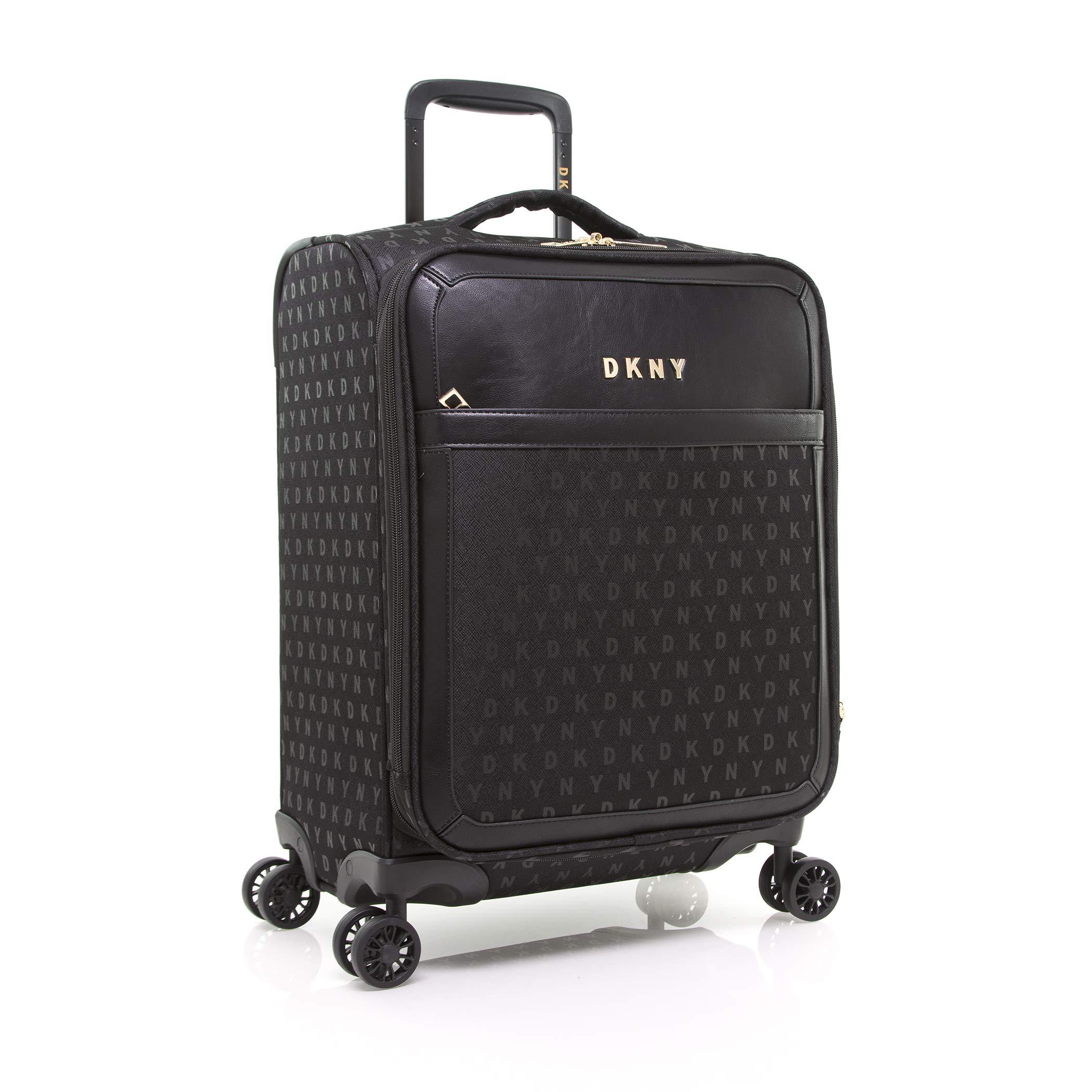 DKNY Signature Softside Spinner Luggage With Tsa Lock in Black | Lyst
