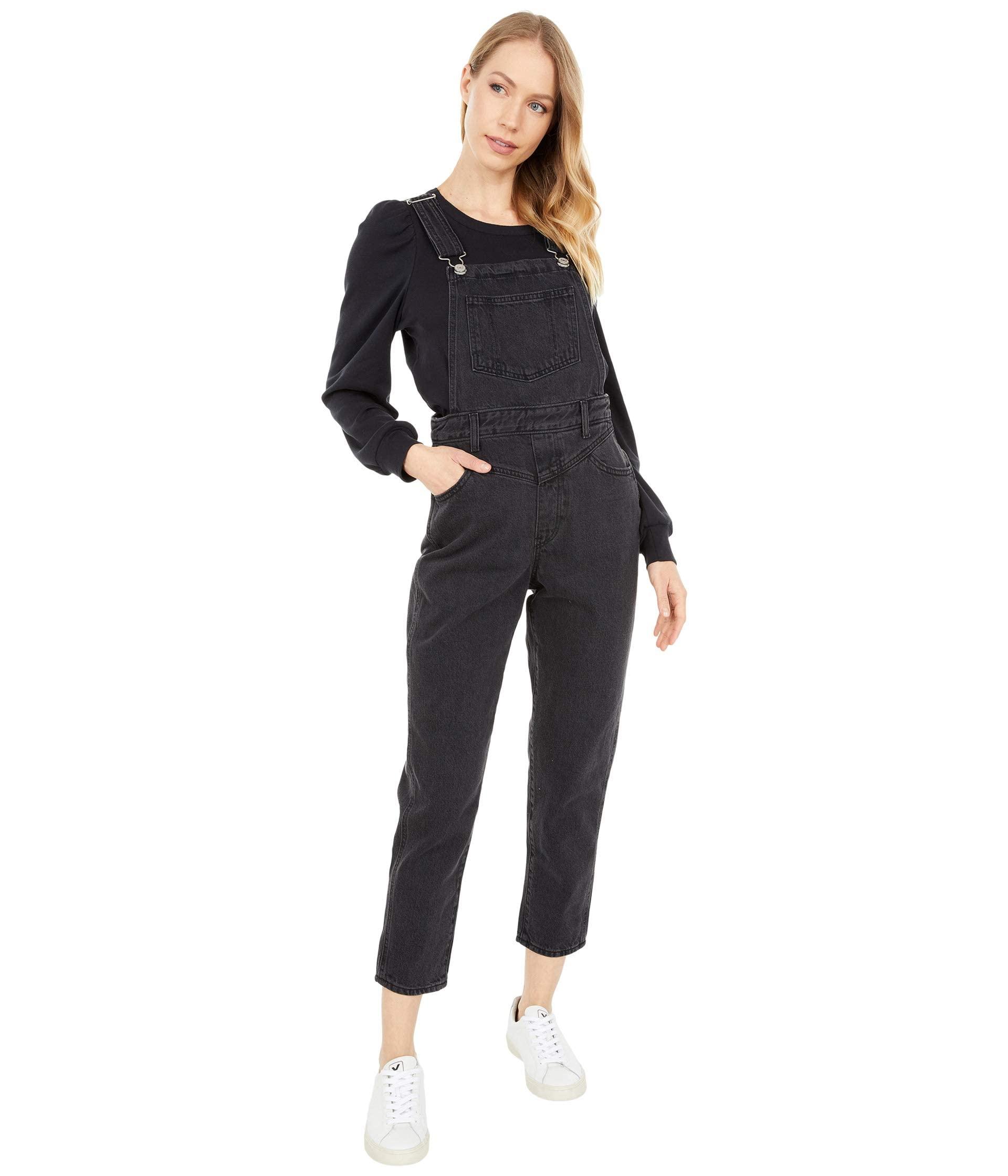 Levi's Tailored Tapered Overalls in Black | Lyst