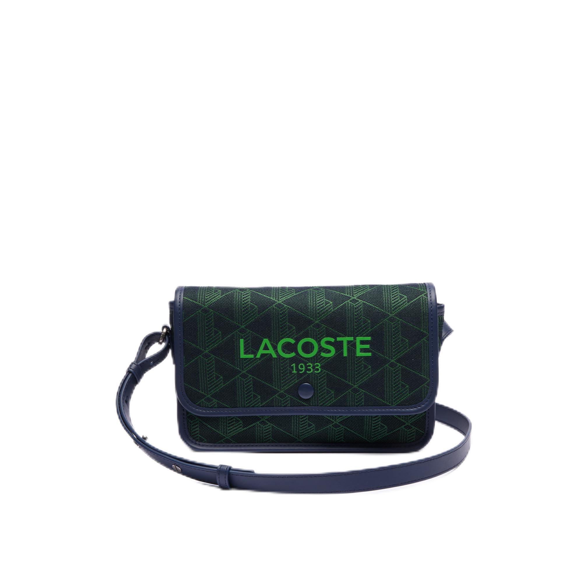 Lacoste Flap Crossover Bag in Green Lyst