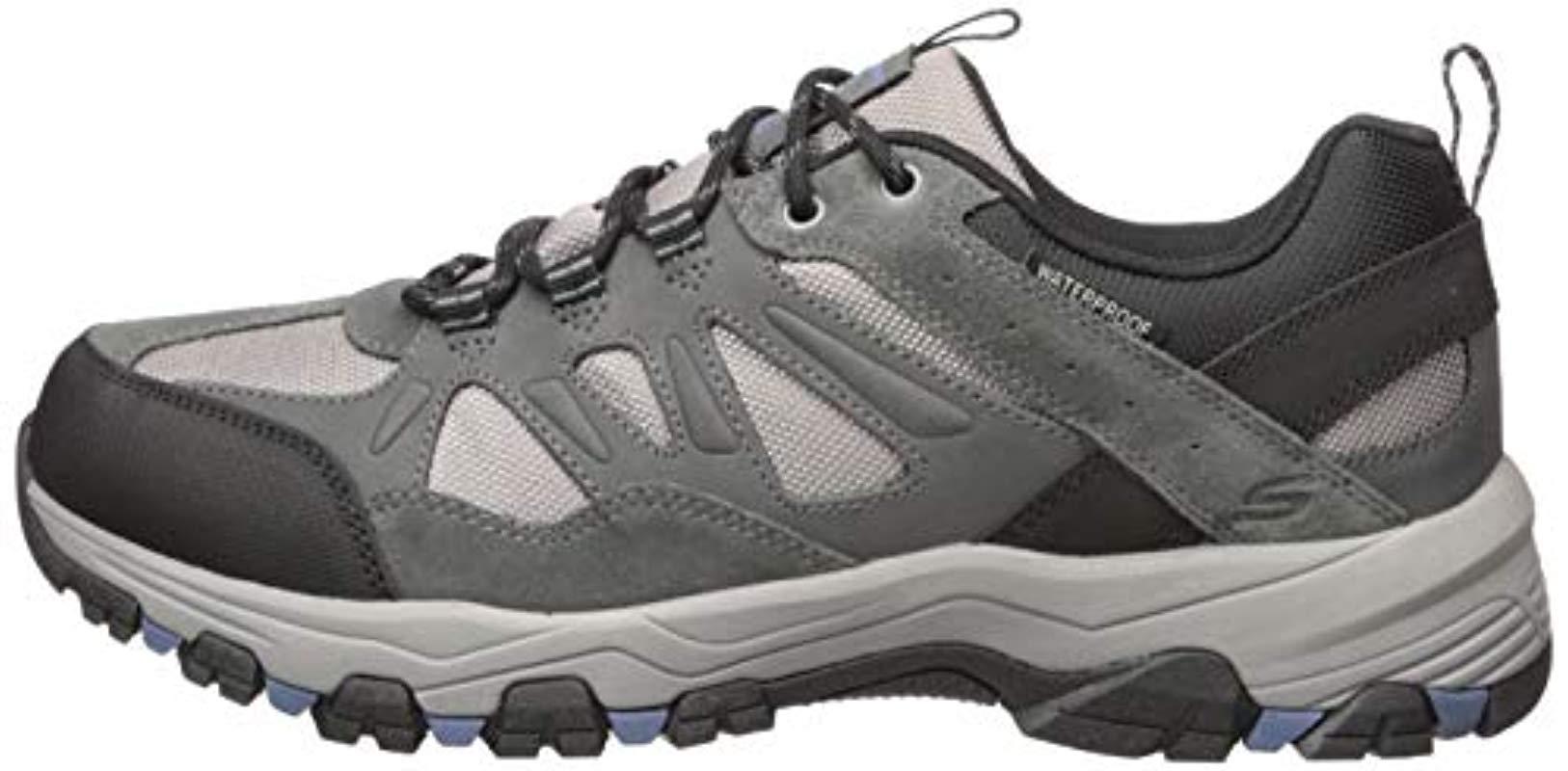 Skechers Outline-solego Trail Oxford Hiking Shoe in Grey (Gray) for Men ...