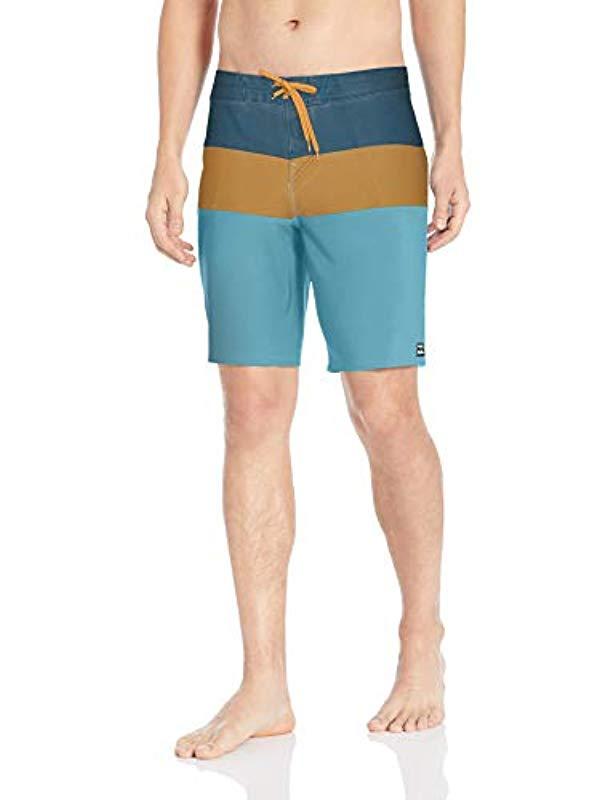 Microfiber Cool Sharks and Seaweeds Pattern Beach Swim Mens Shorts Adjustable