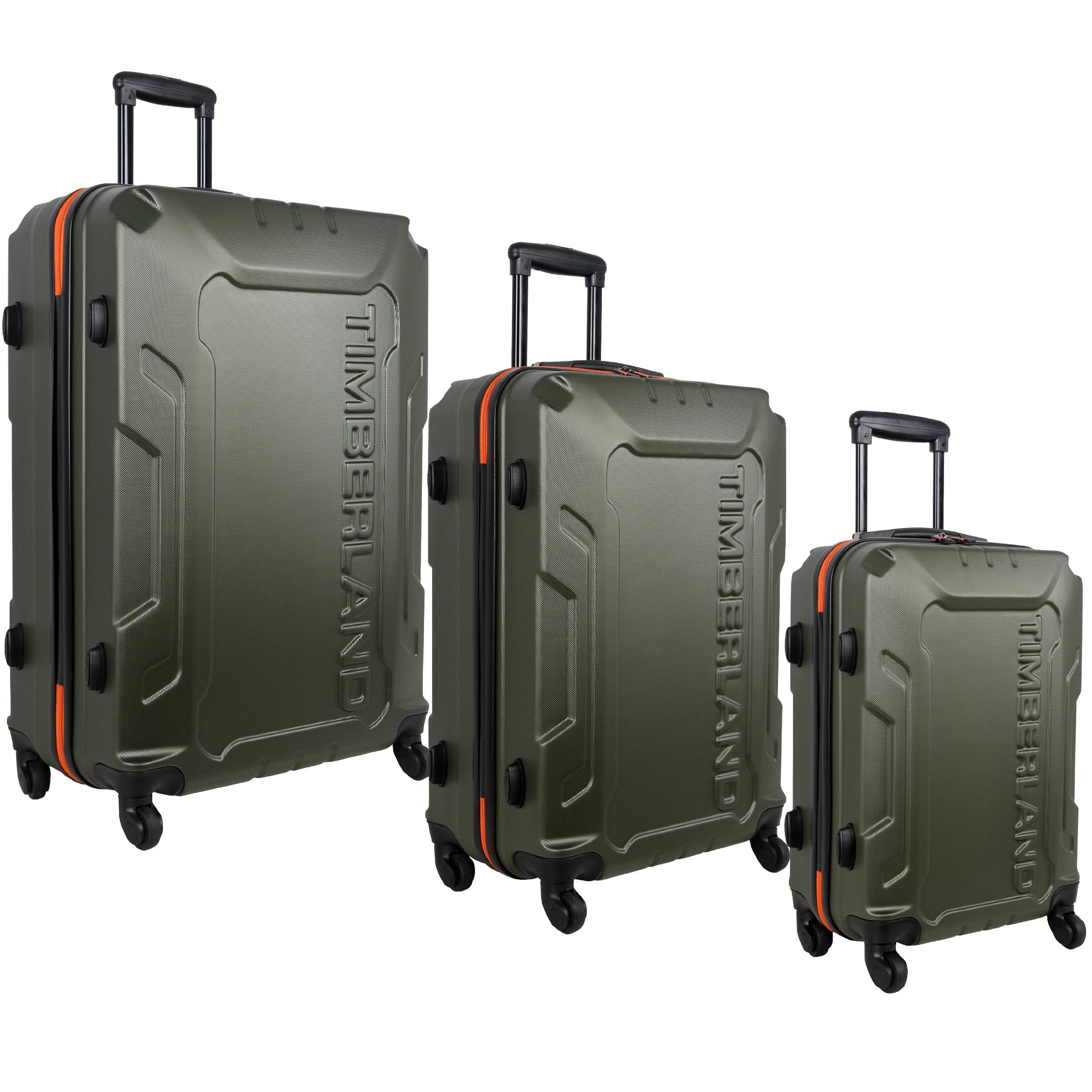 Timberland 3 Piece Hardside Spinner Luggage Set in Green | Lyst
