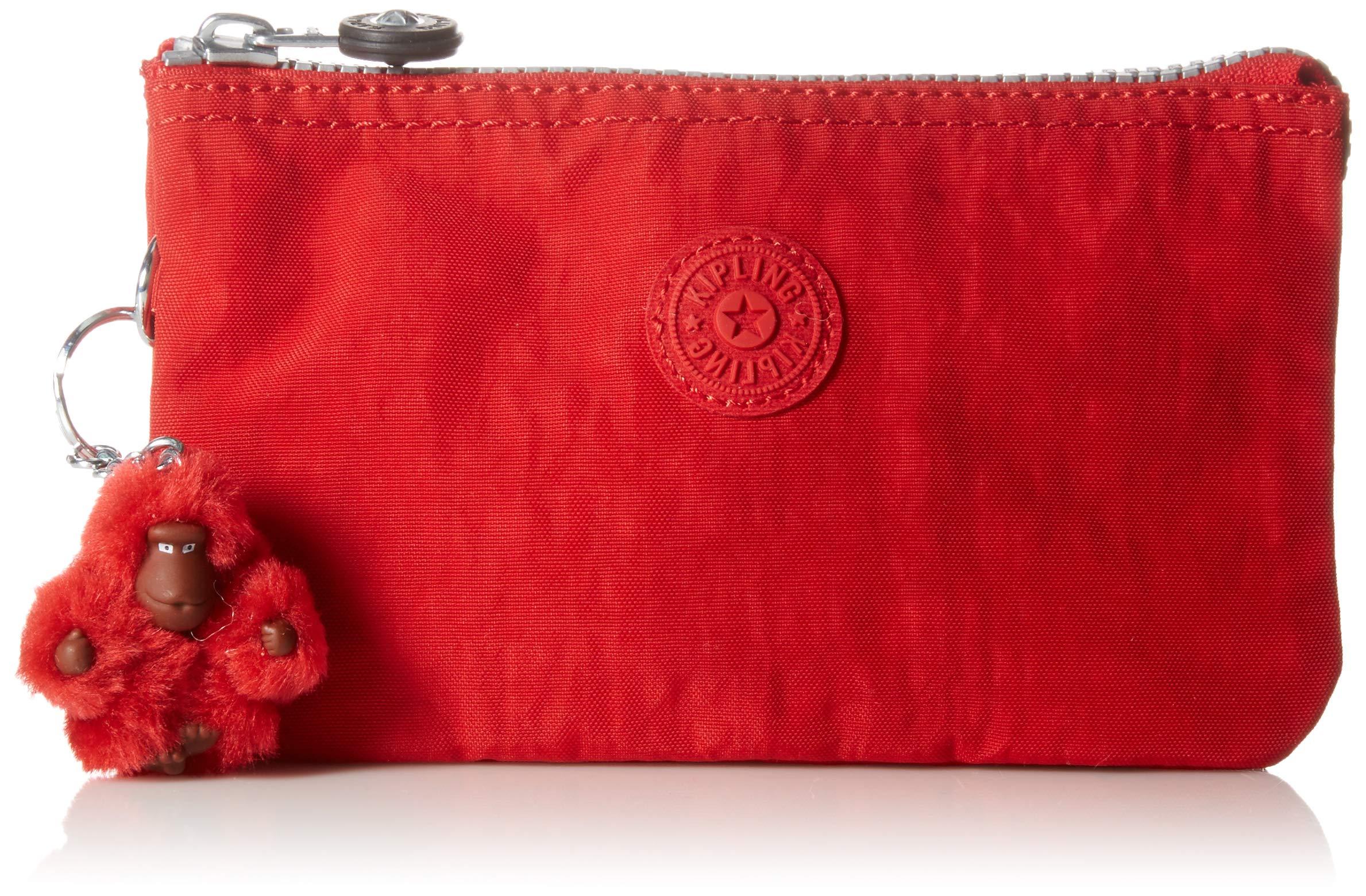 Kipling Synthetic Creativity Large Pouch in Brick Red (Red) Save 35