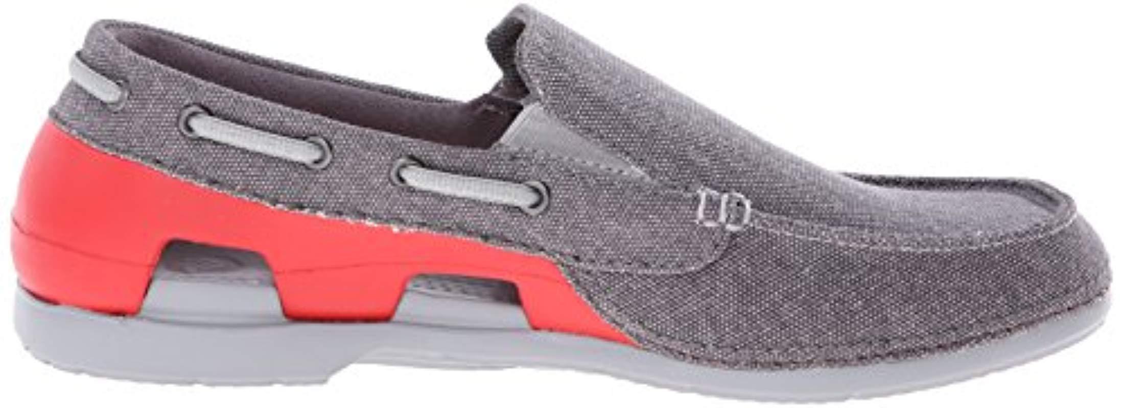 crocs beach line boat shoes
