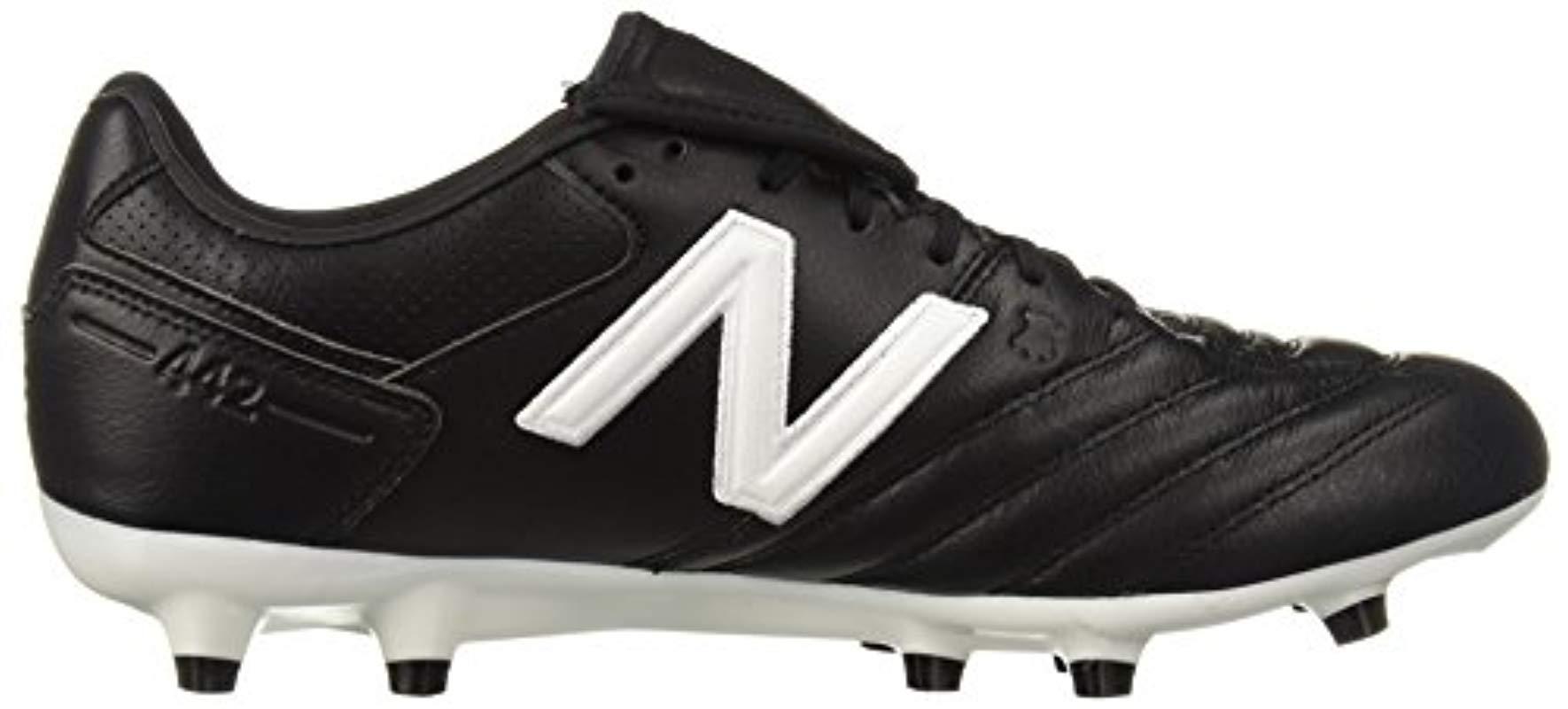 New Balance Synthetic 442 Pro Fg Fboot In Black White Black For