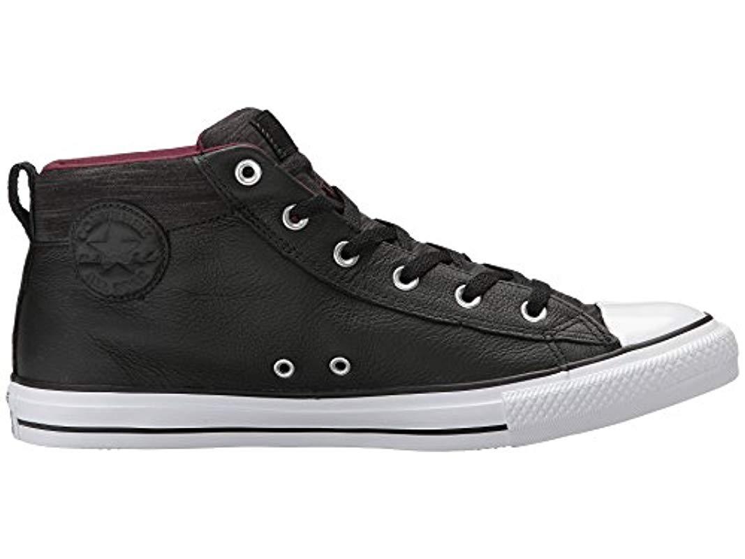 men's street tonal canvas high top sneaker