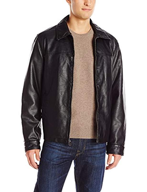 Dockers Classic Faux Leather Jacket (regular And Big And Tall Sizes) in ...