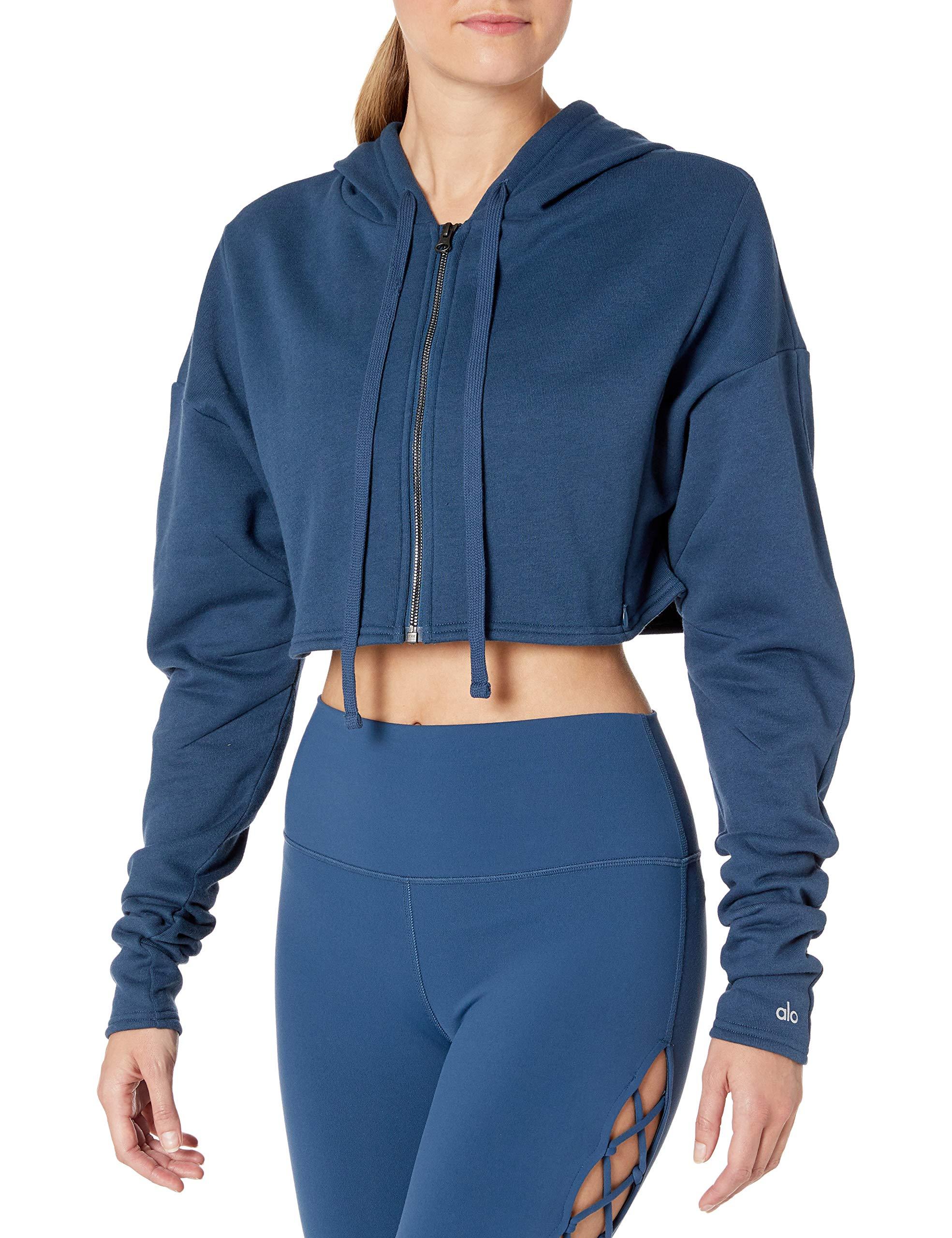 Alo Yoga Fleece Too & From Jacket in Blue - Save 2% - Lyst