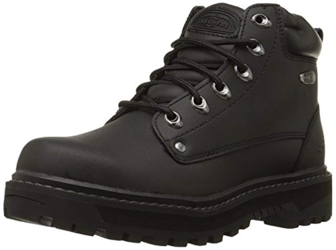 Skechers Leather Pilot in Black for Men - Save 19% | Lyst