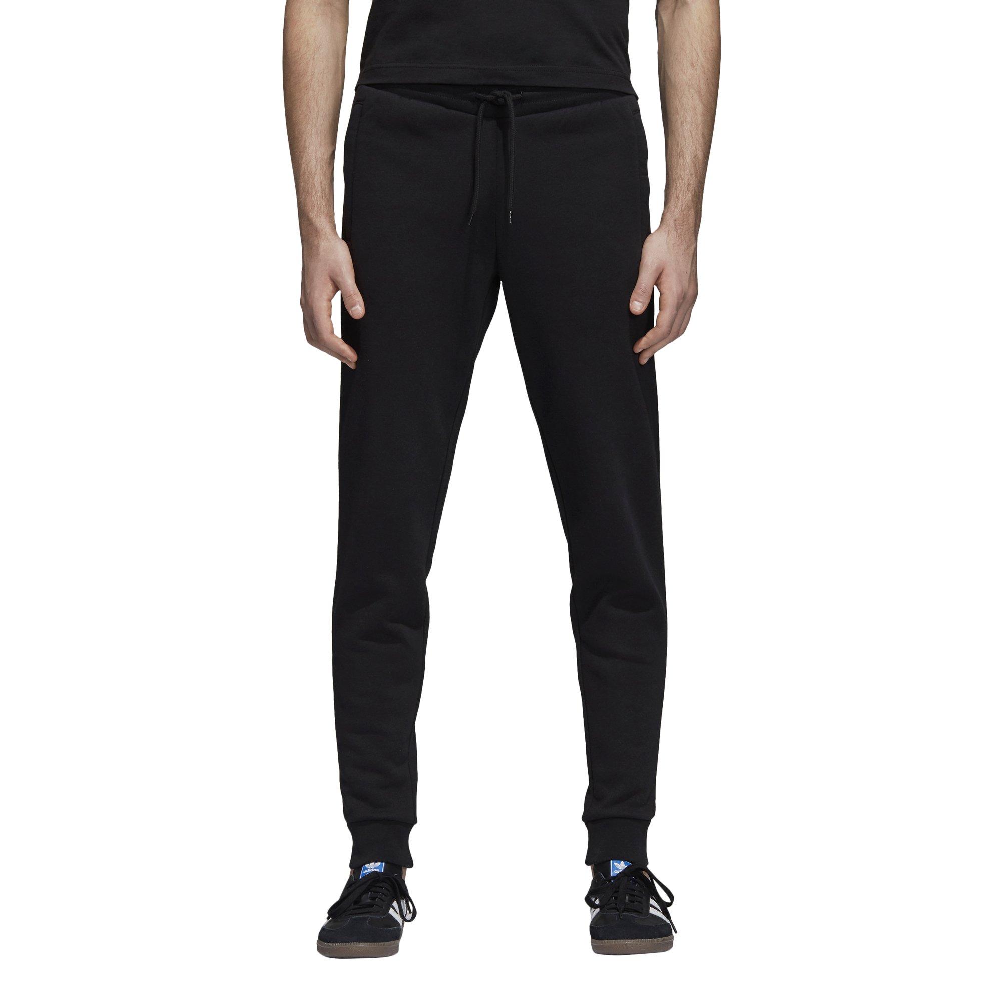 adidas fleece slim pants