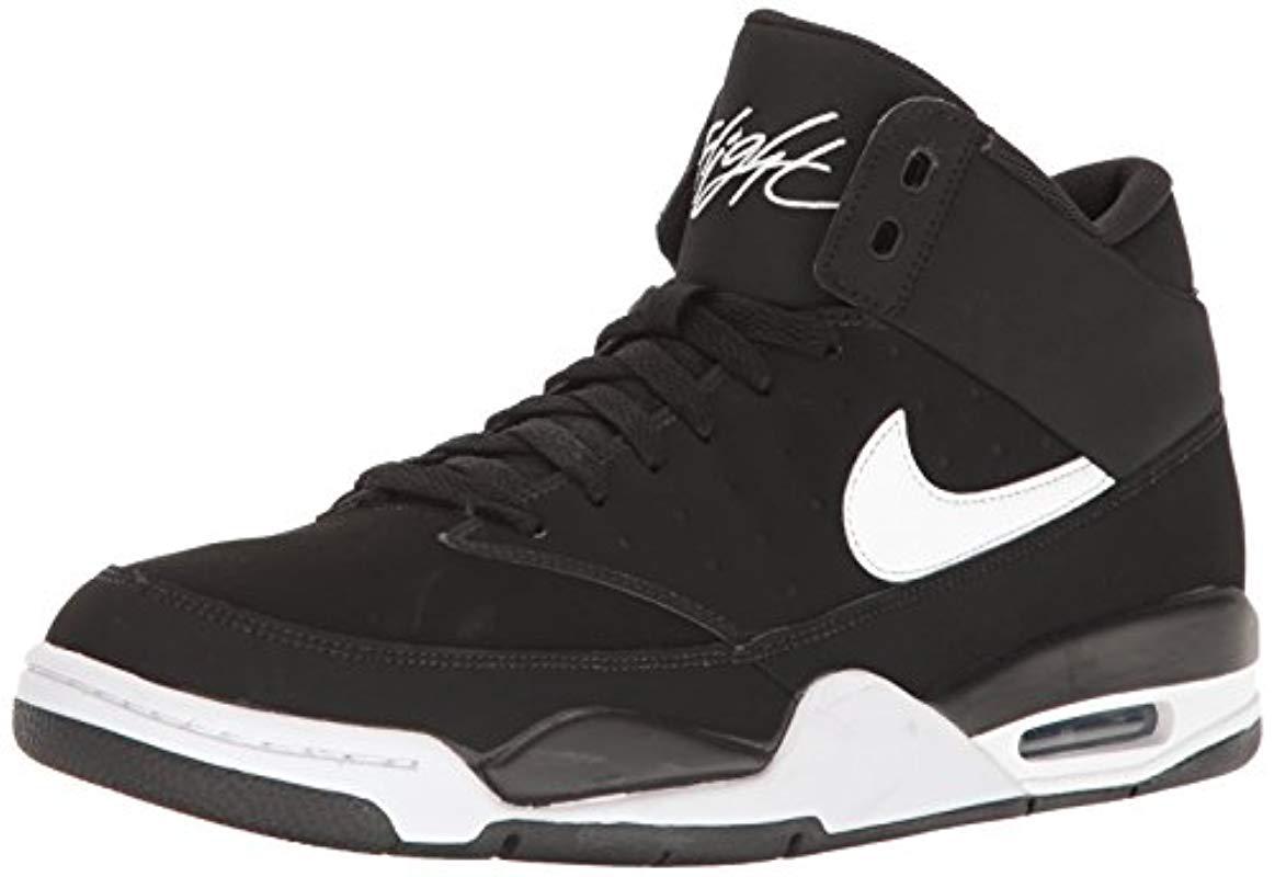 Nike Leather Air Flight Classic Basketball Shoe in Black/White (Black) for  Men - Lyst