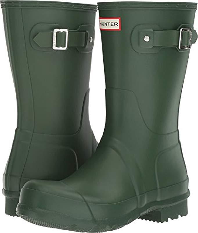 HUNTER Rubber Original Short Boots in 