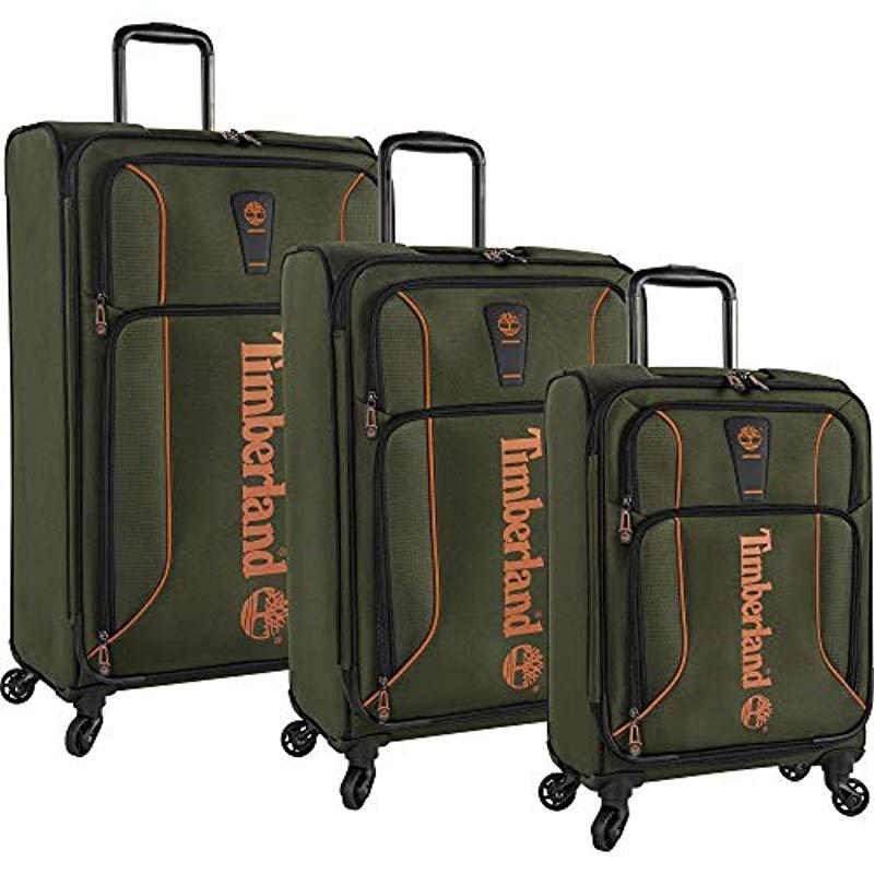 Timberland 3 Piece Hardside Spinner Luggage Suitcase Set in Green for Men |  Lyst