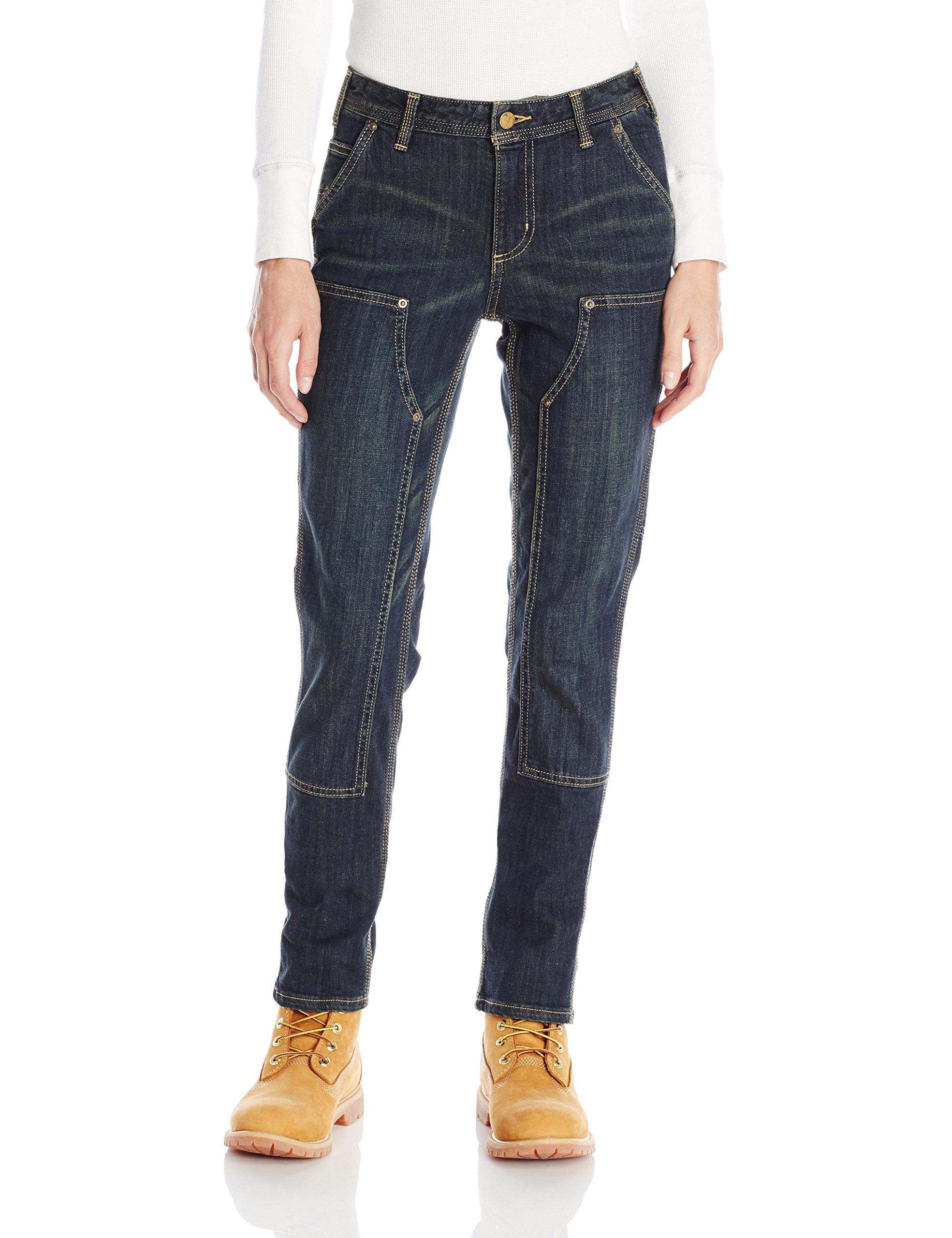 slim fit denim dungarees