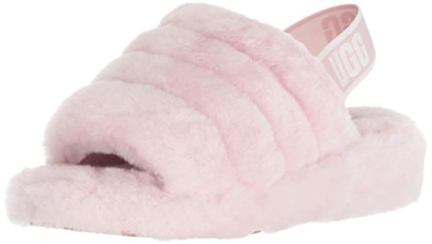 fluffy uggs pink