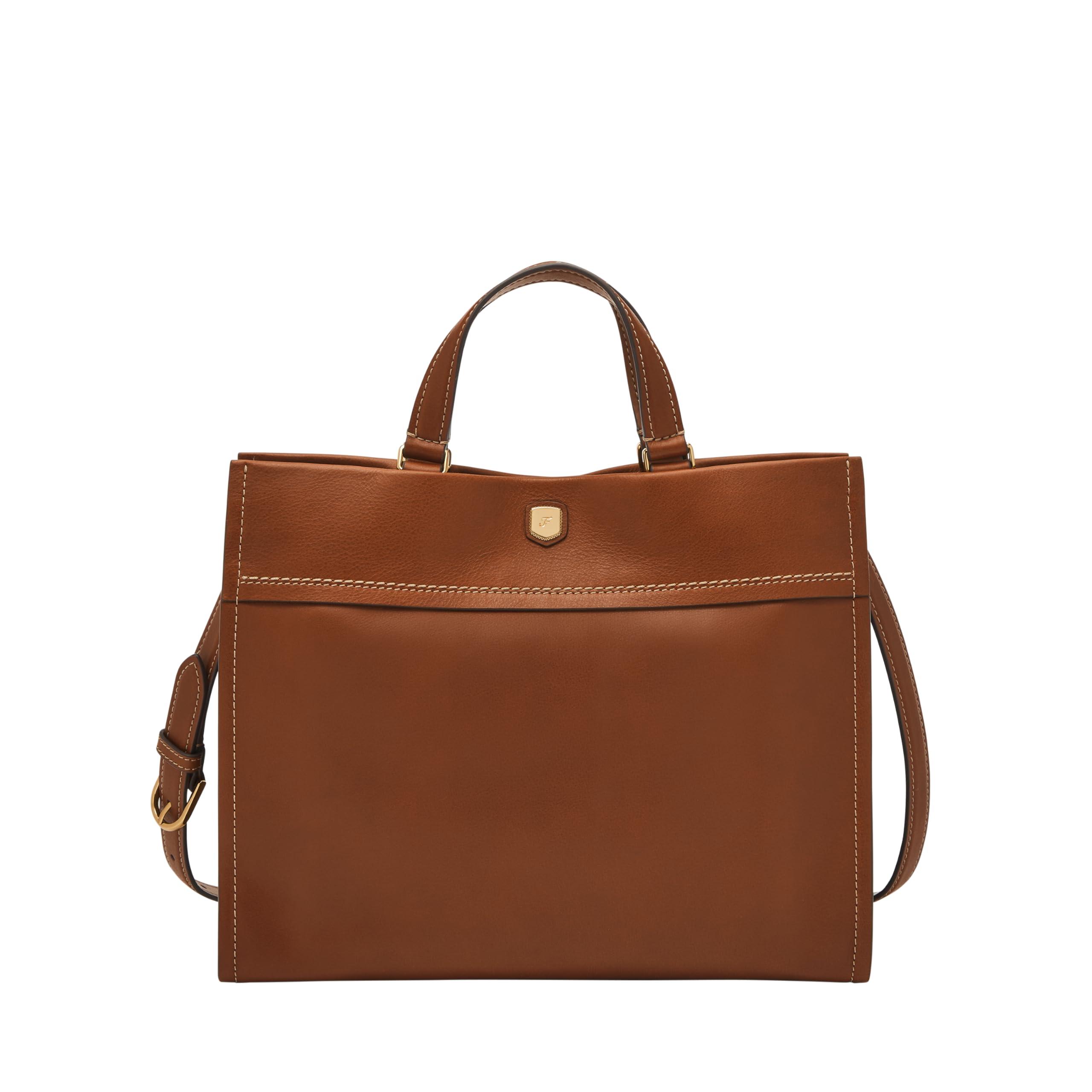 Fossil Gemma Tote in Brown Lyst