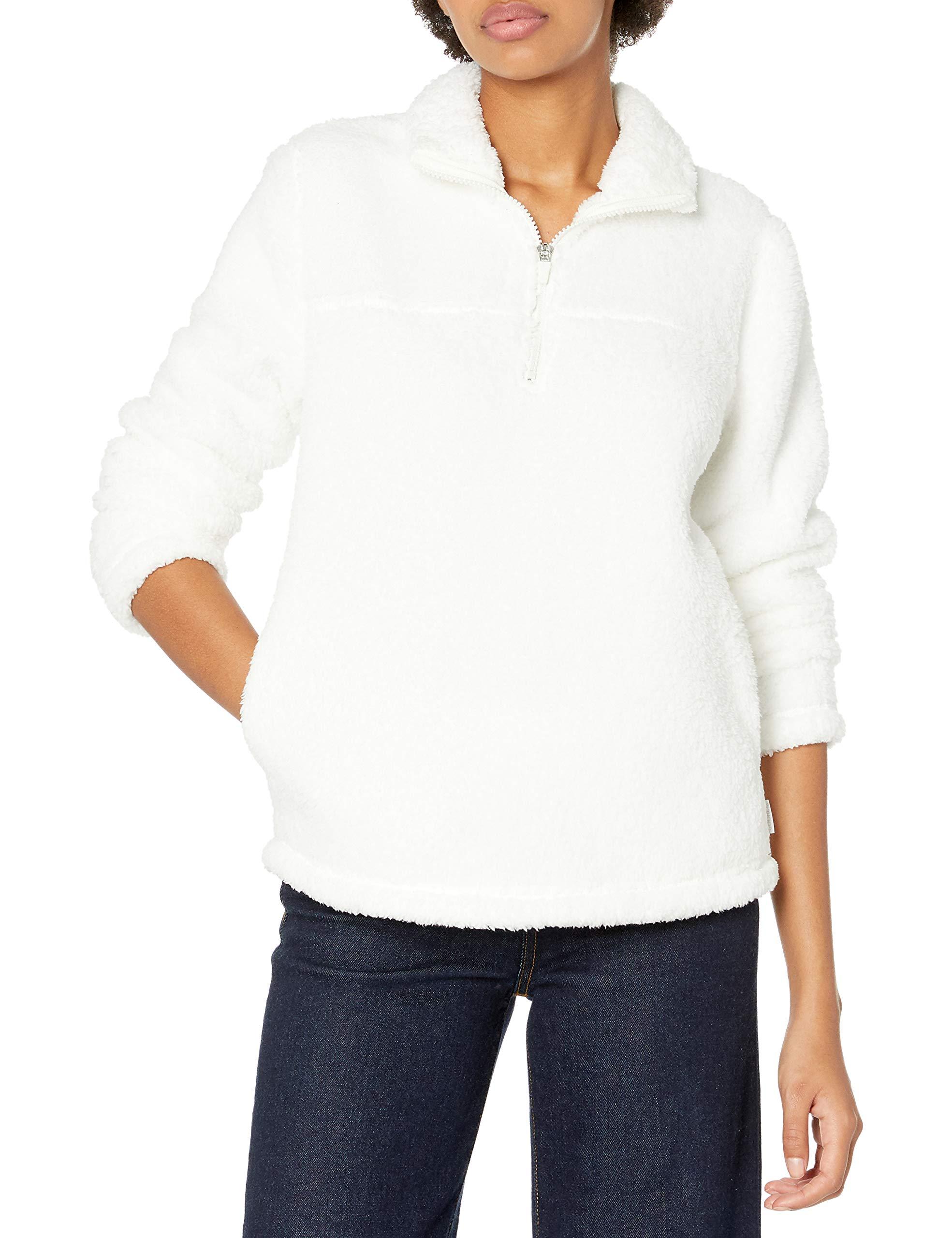 half zip pullover sherpa