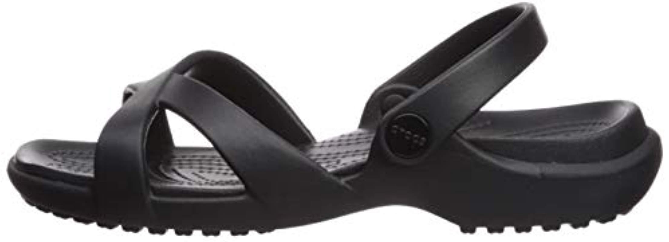 crocs meleen crossband sandal