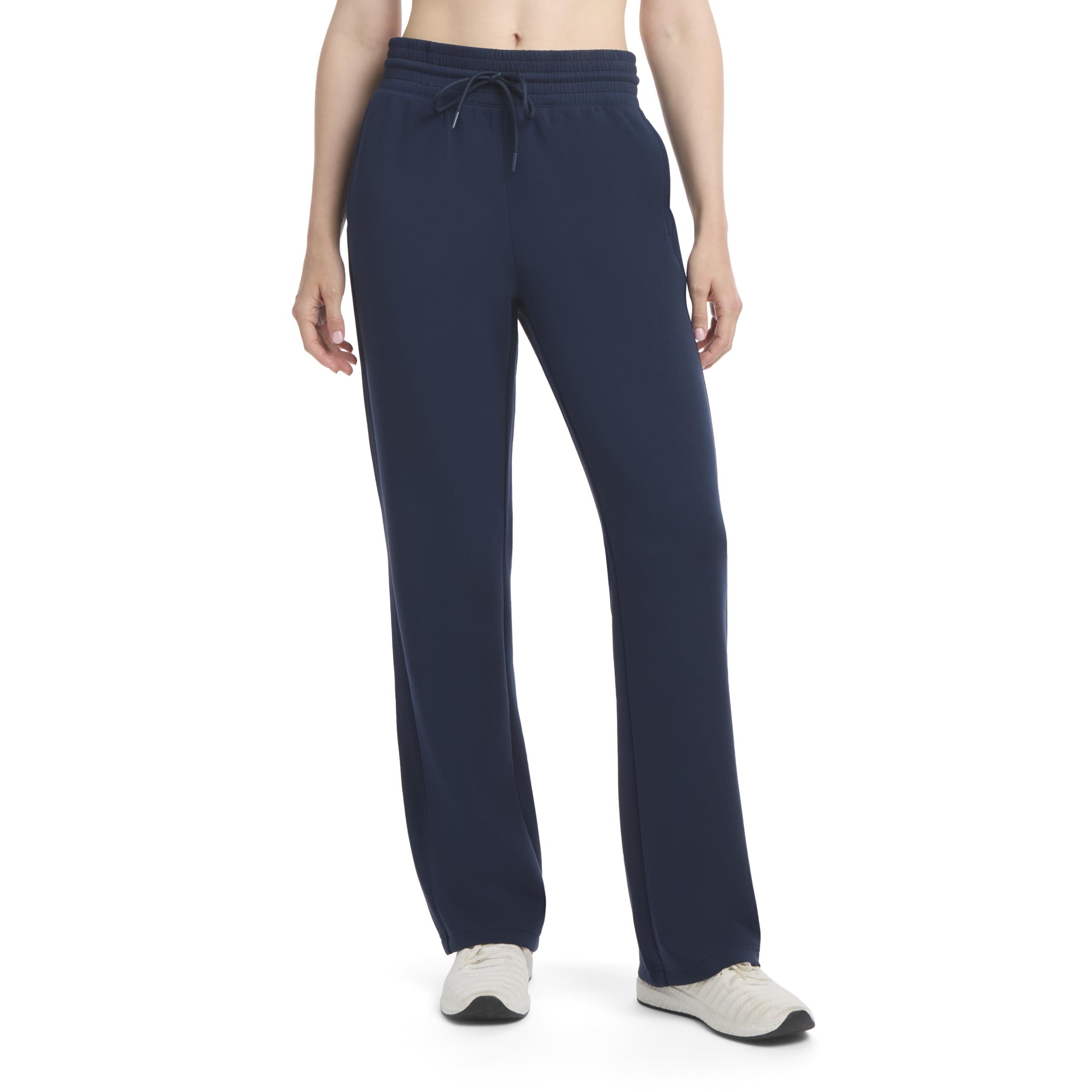 Danskin Sandwashed Straight Leg Sweatpants in Blue Lyst