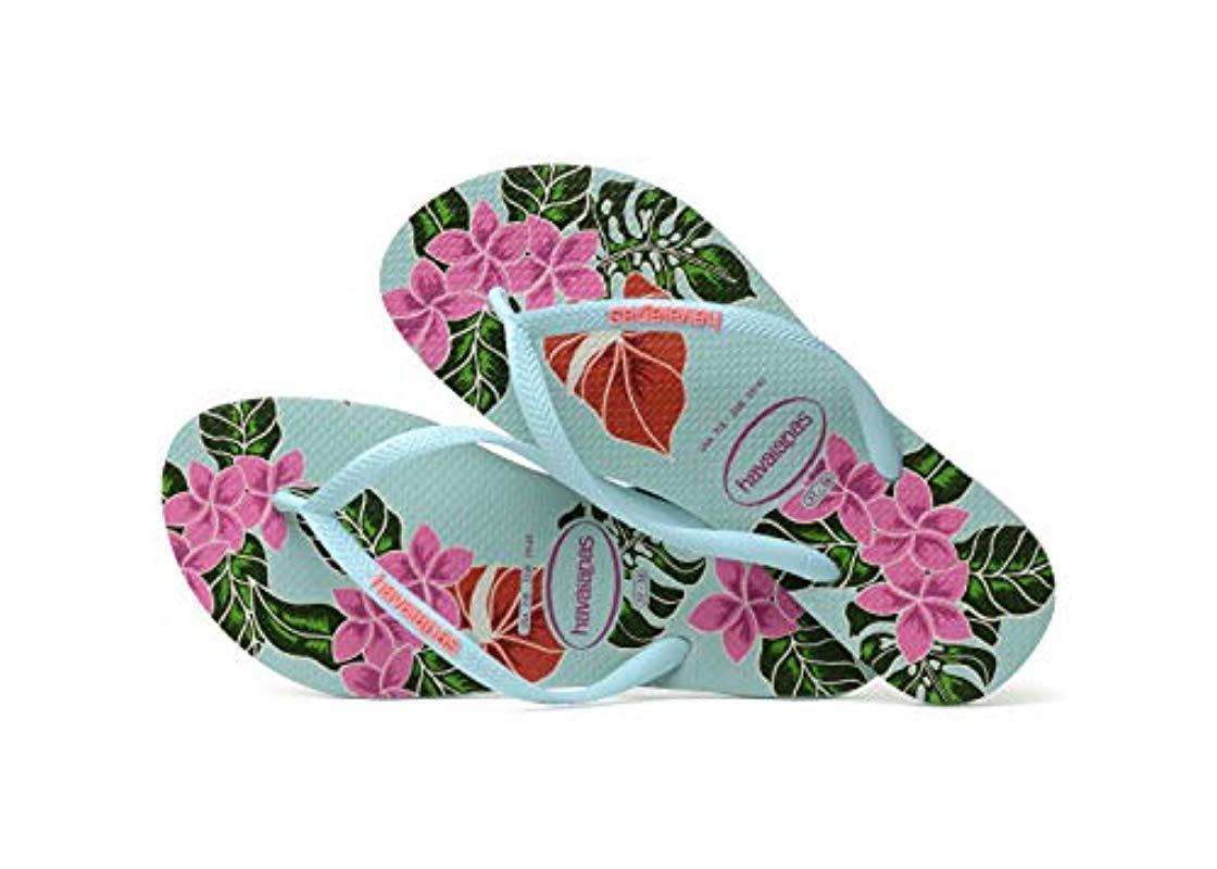 havaianas flower flip flops