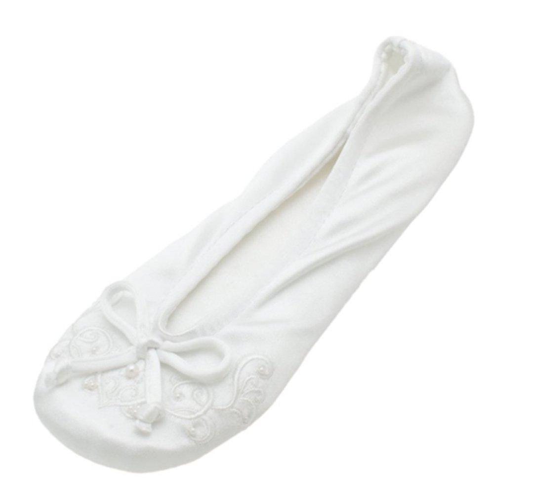 white isotoner ballet slippers