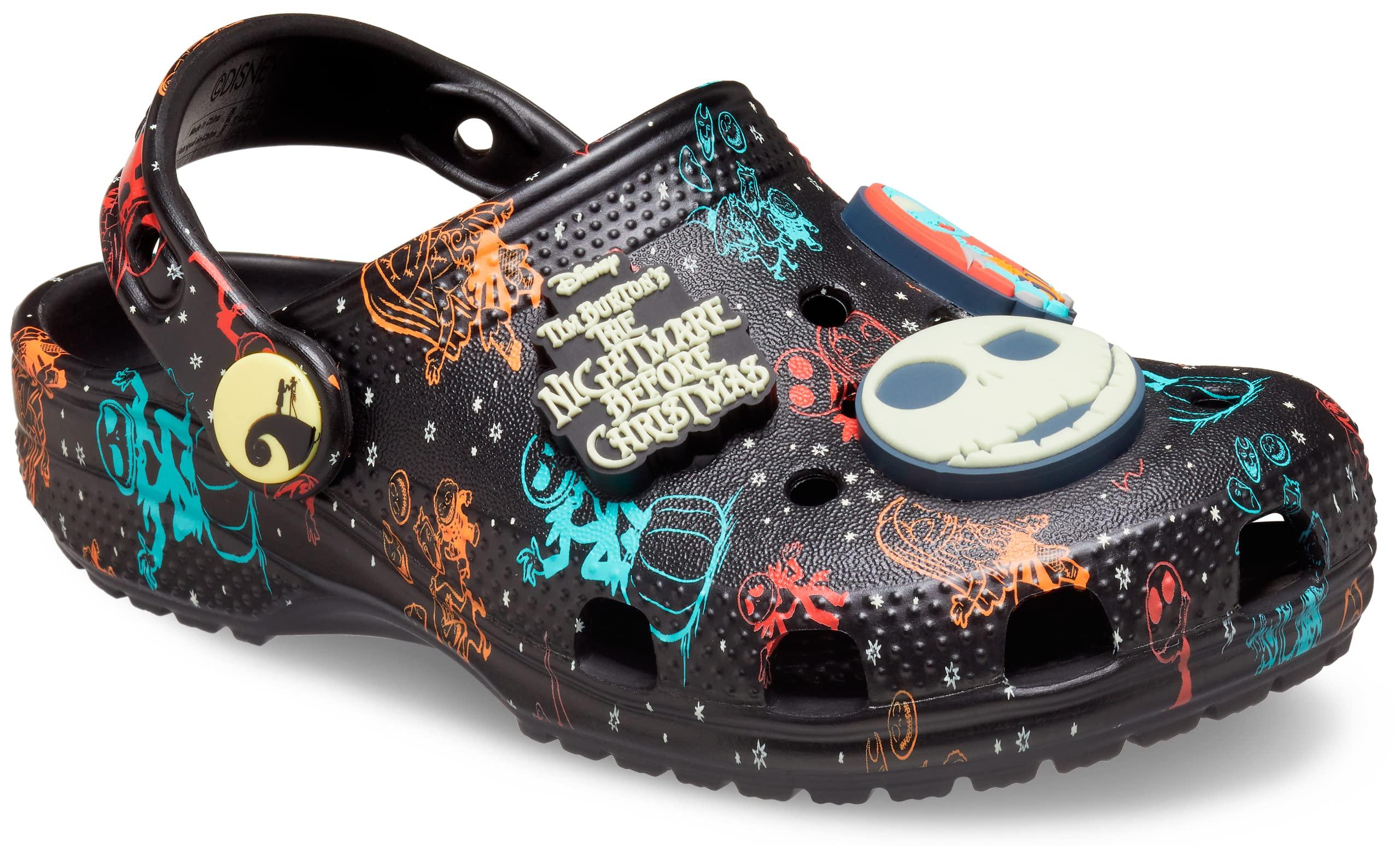 Crocs™ Classic Disney The Nightmare Before Christmas Glow In The Dark Clogs  in Black | Lyst