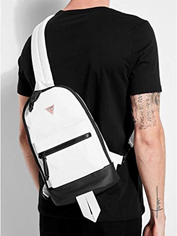 guess mini sling backpack