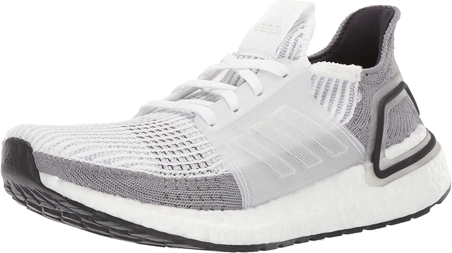 adidas Synthetic Ultraboost 19 in White/Crystal White/Grey (White) | Lyst