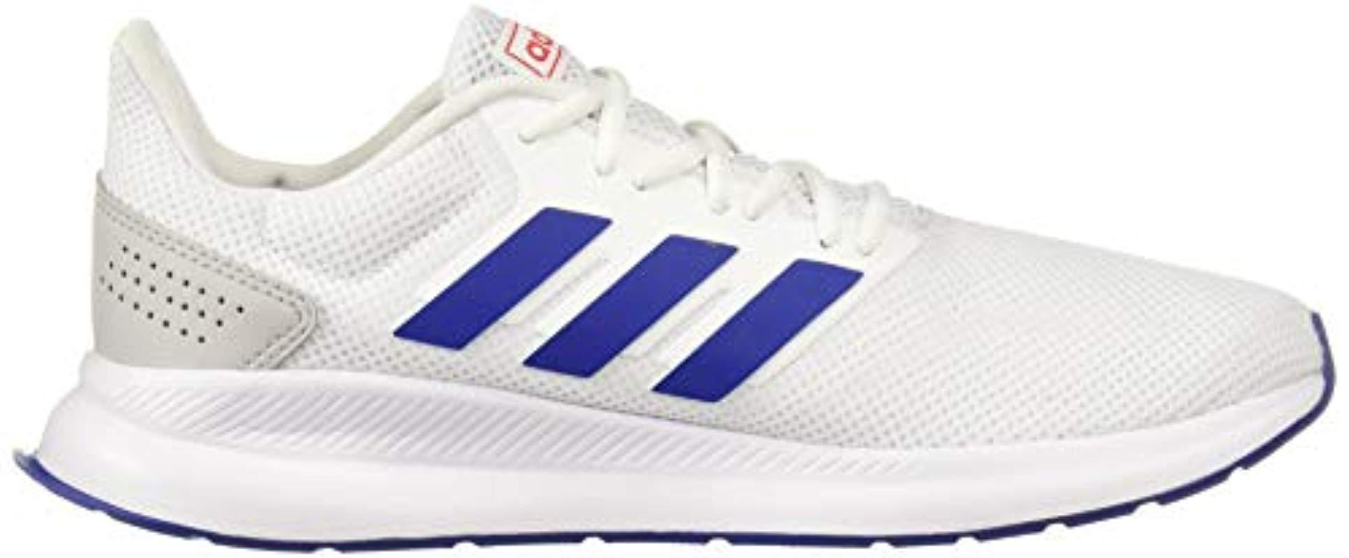 adidas Lace Runfalcon Running Shoe in White for Men Lyst