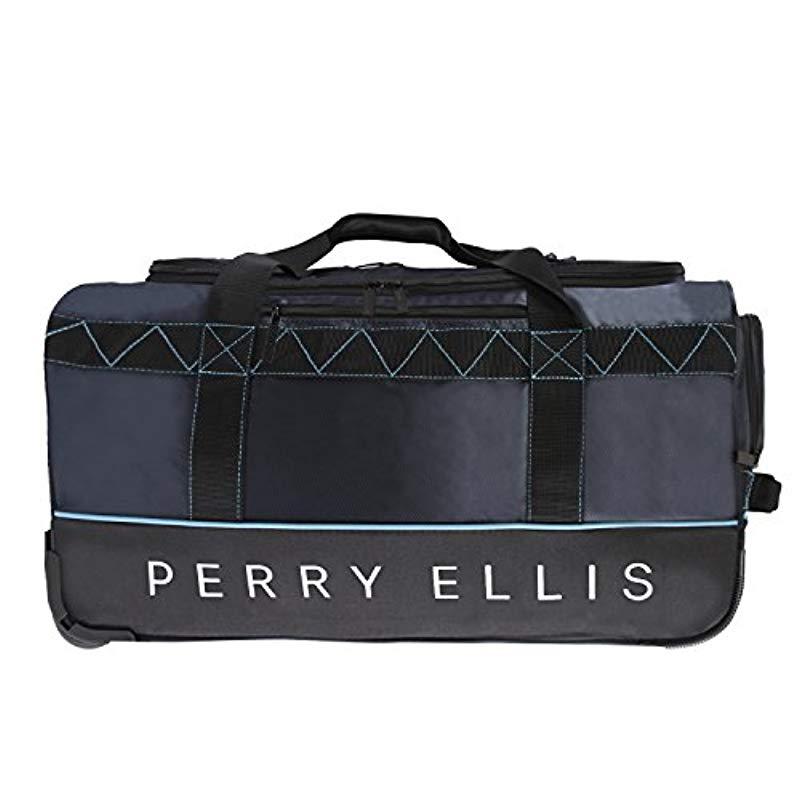 perry ellis rolling duffel bolsa