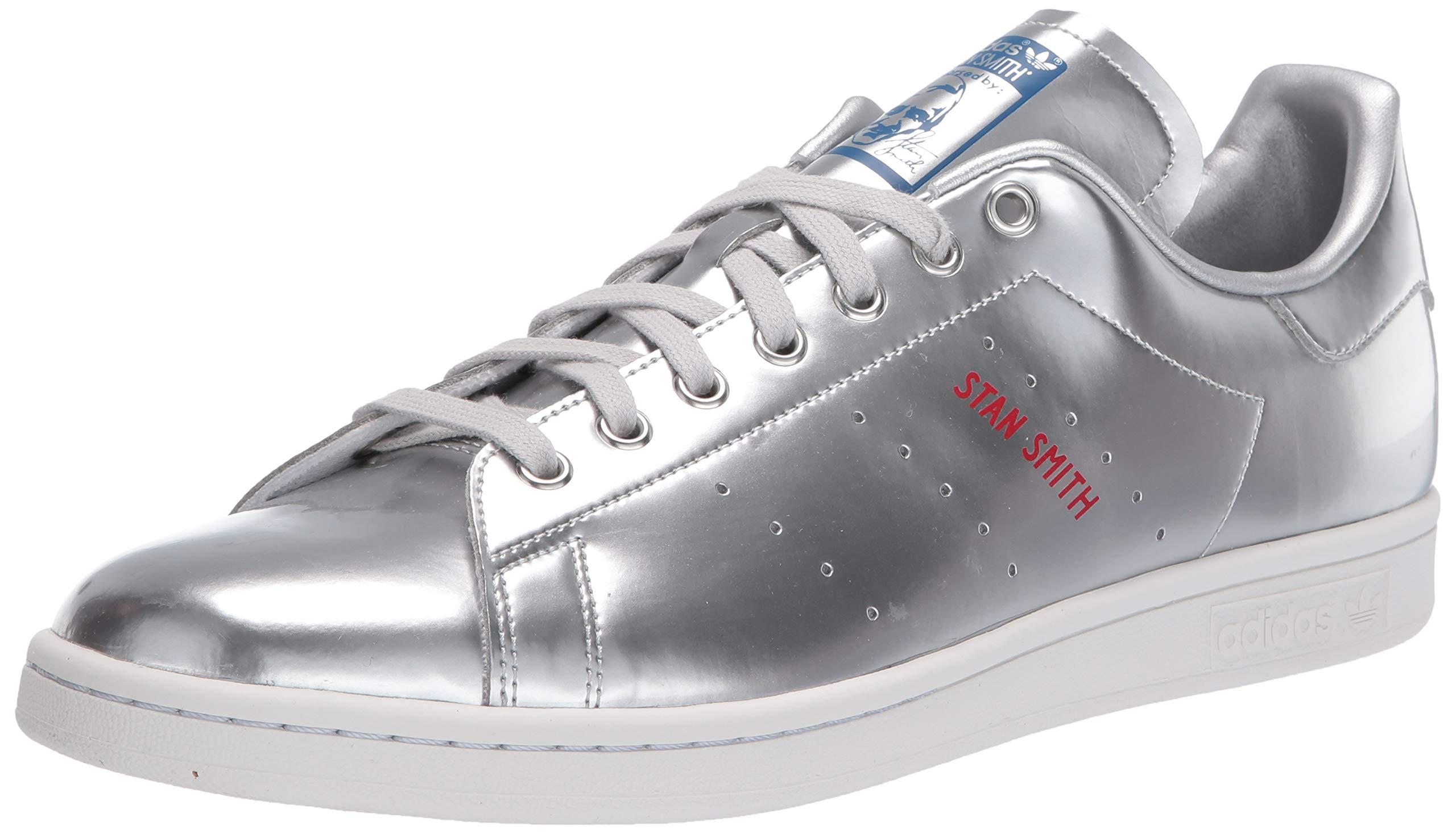 adidas Originals S Stan Smith Sneaker in Silver Metallic/Silver Metallic/ ( Metallic) for Men - Save 45% | Lyst