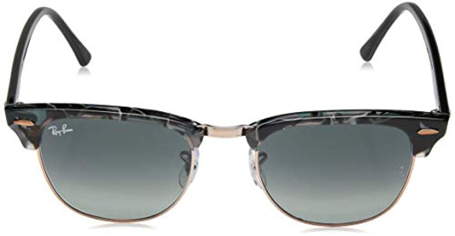 Ray Ban Clubmaster Rb3016 51mm Fashion Sunglasses In Gray Save 1 Lyst