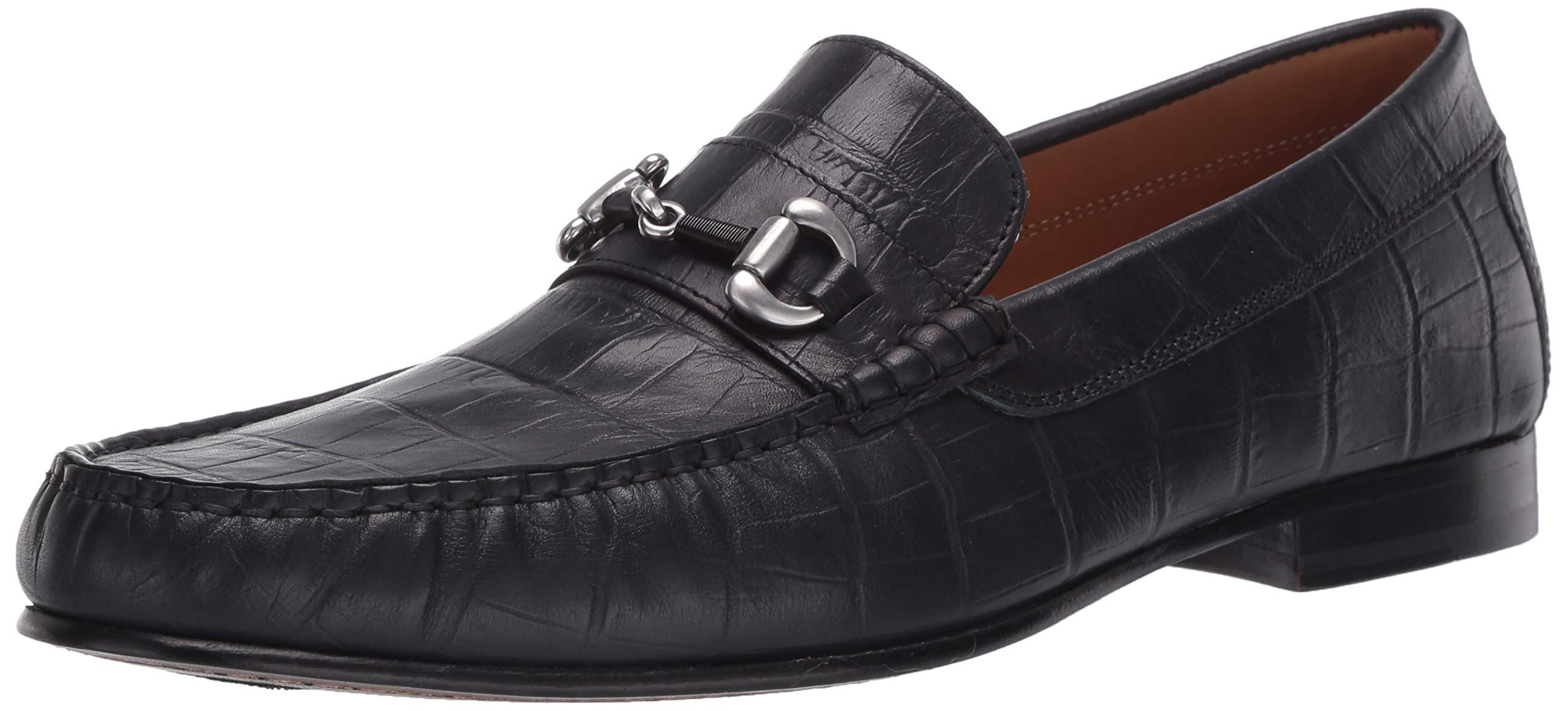 Donald J Pliner Leather Mens Loafer in Black for Men - Lyst