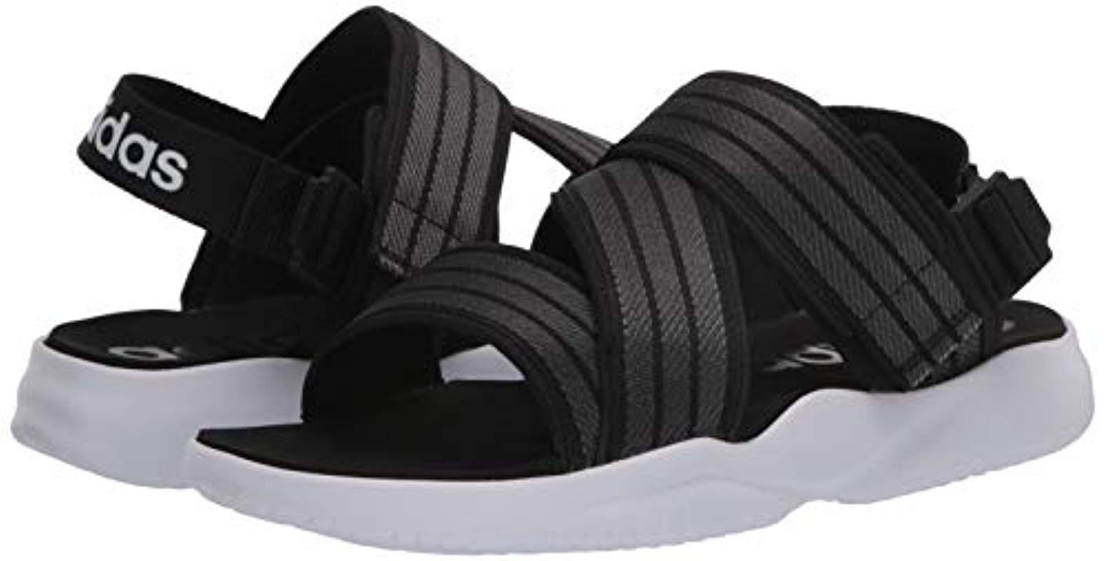 adidas 90s Sandals Slide in Black | Lyst