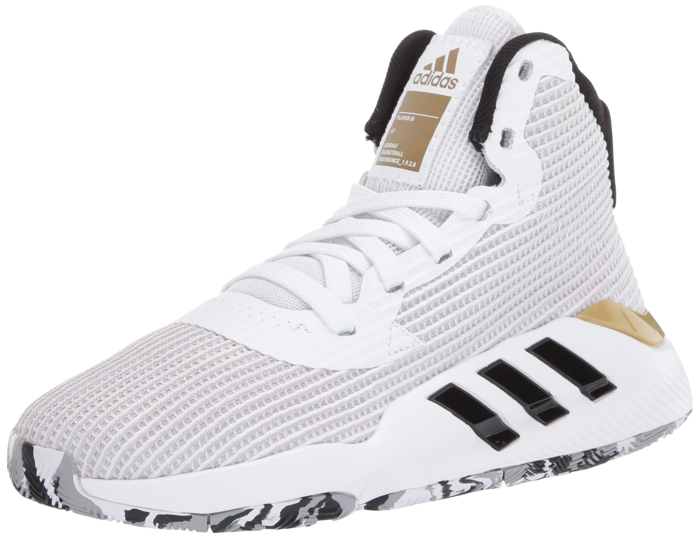 adidas Pro Bounce 2019 Basketball Shoe in White for Men | Lyst