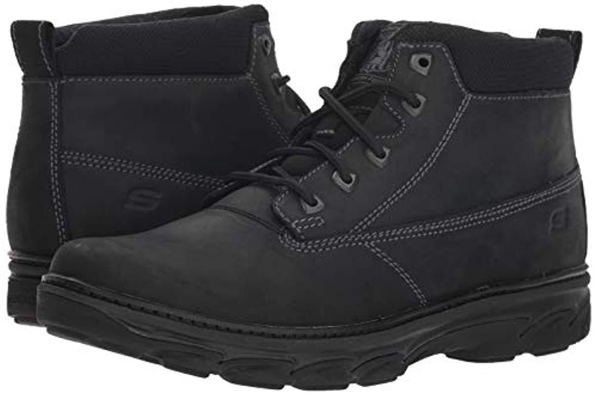 skechers relaxed fit resment alento mens boots