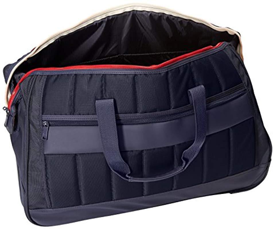 tommy hilfiger rolling duffel bag