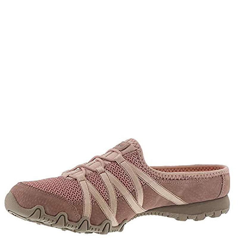 Skechers Bikers-fan Club-sporty Slip-on Mesh-bungee Mule, Relaxed Fit | Lyst