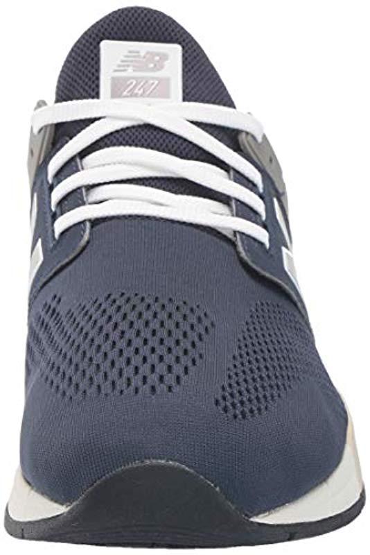 New Balance 247v2 Sneaker in Nubuck Navy/Bone (Blue) for Men ...