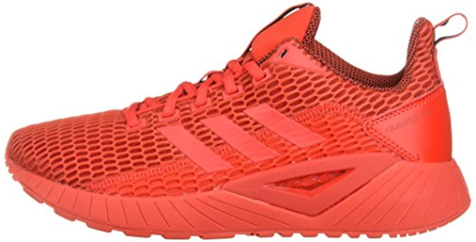 adidas Questar Cc Running Shoe in Red 