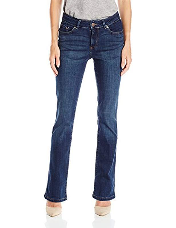 lee women's modern series curvy fit bootcut jean with hidden pocket